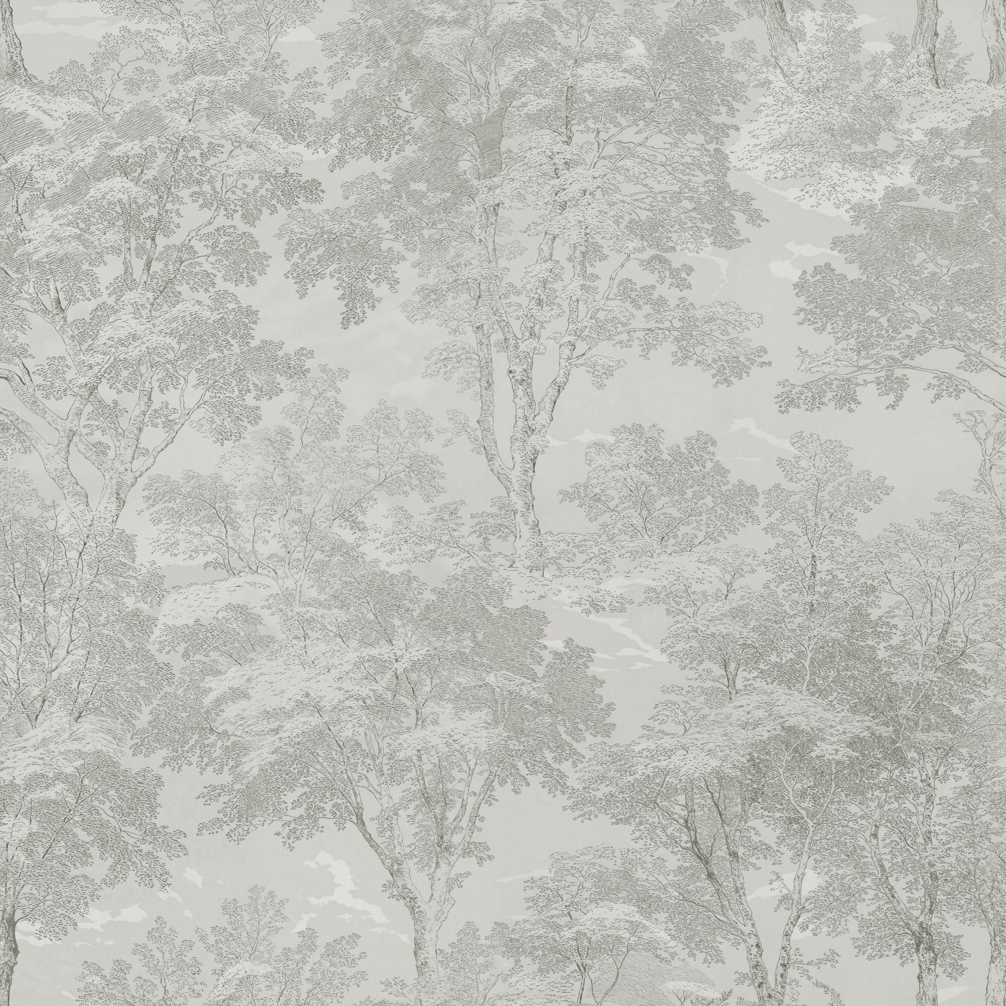 Ever After Toile Wallpaper - 4 FT H X 6.3 FT W