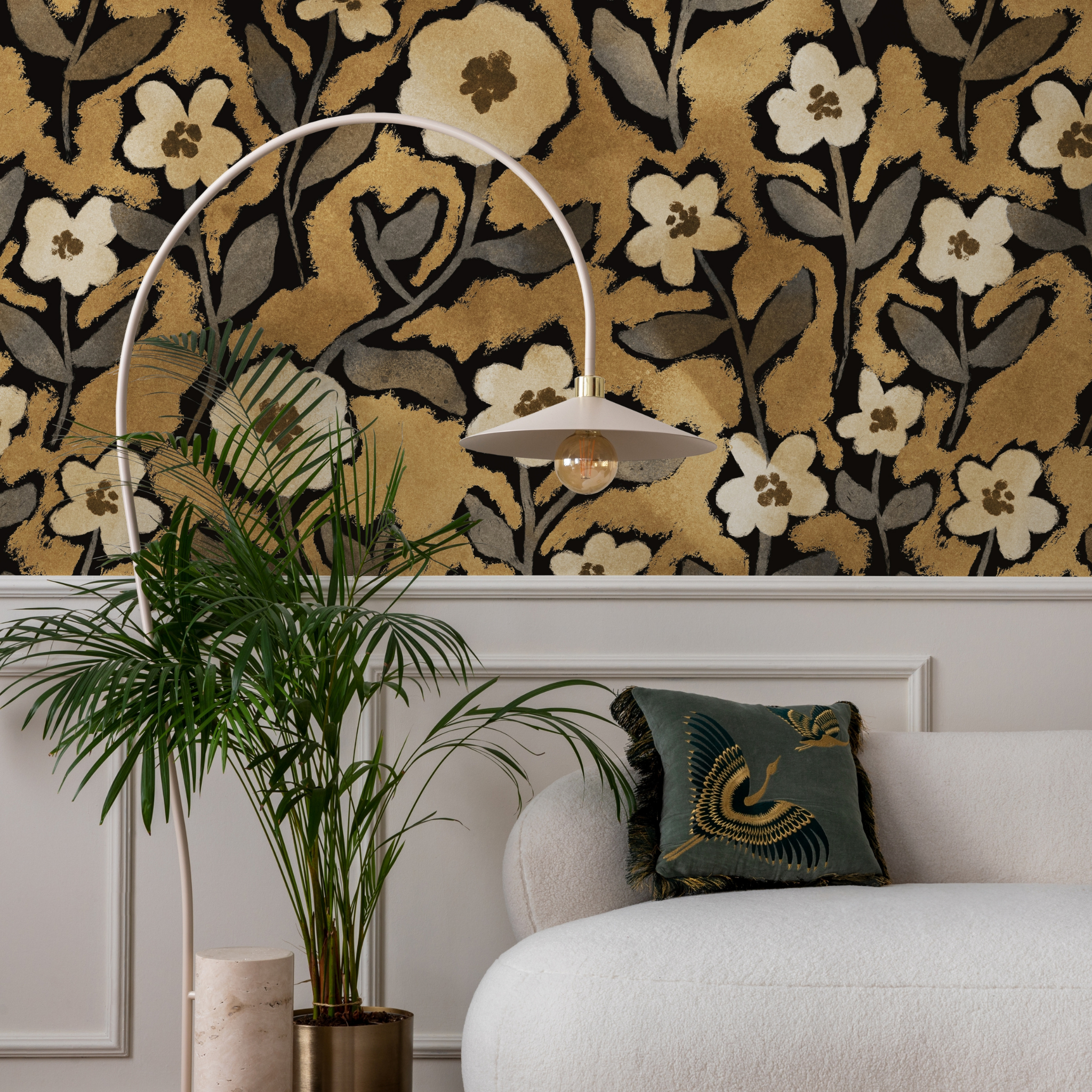 Goldie Wallpaper - 10 FT H X 30 FT W