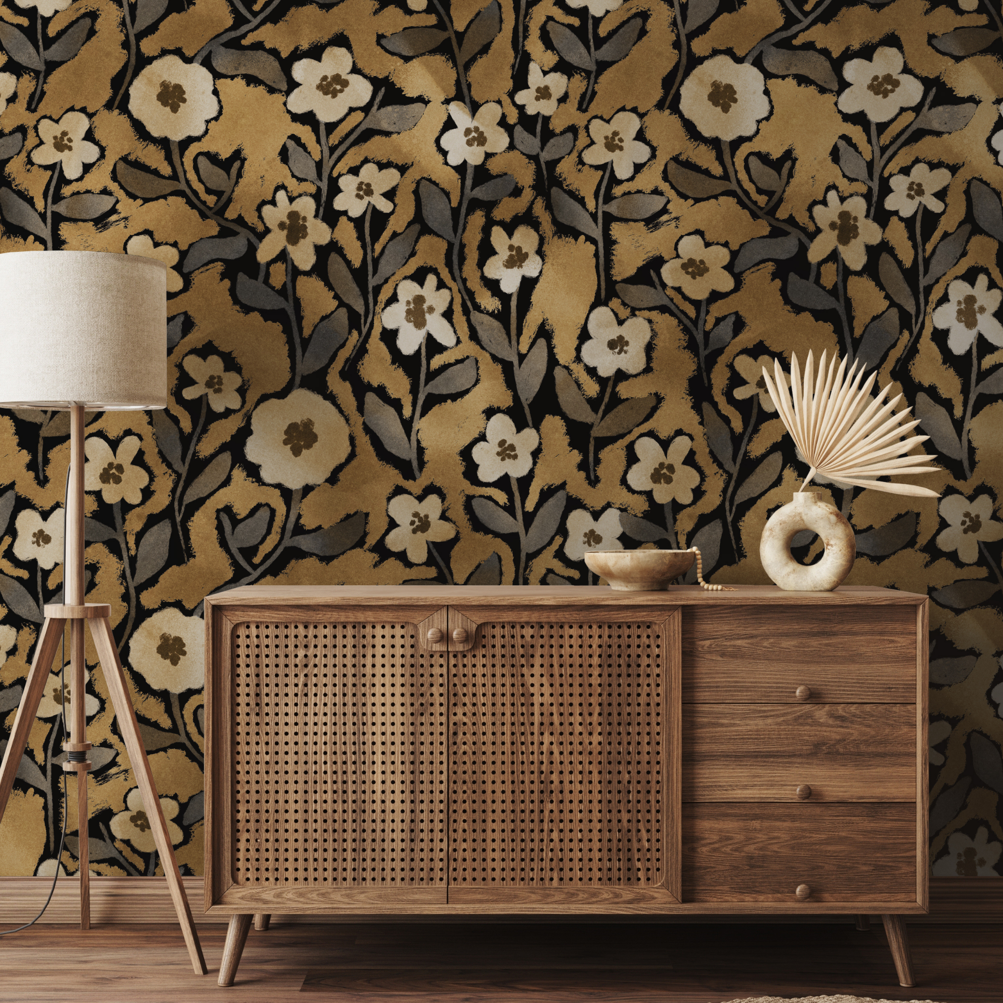 Goldie Wallpaper - 10 FT H X 30 FT W