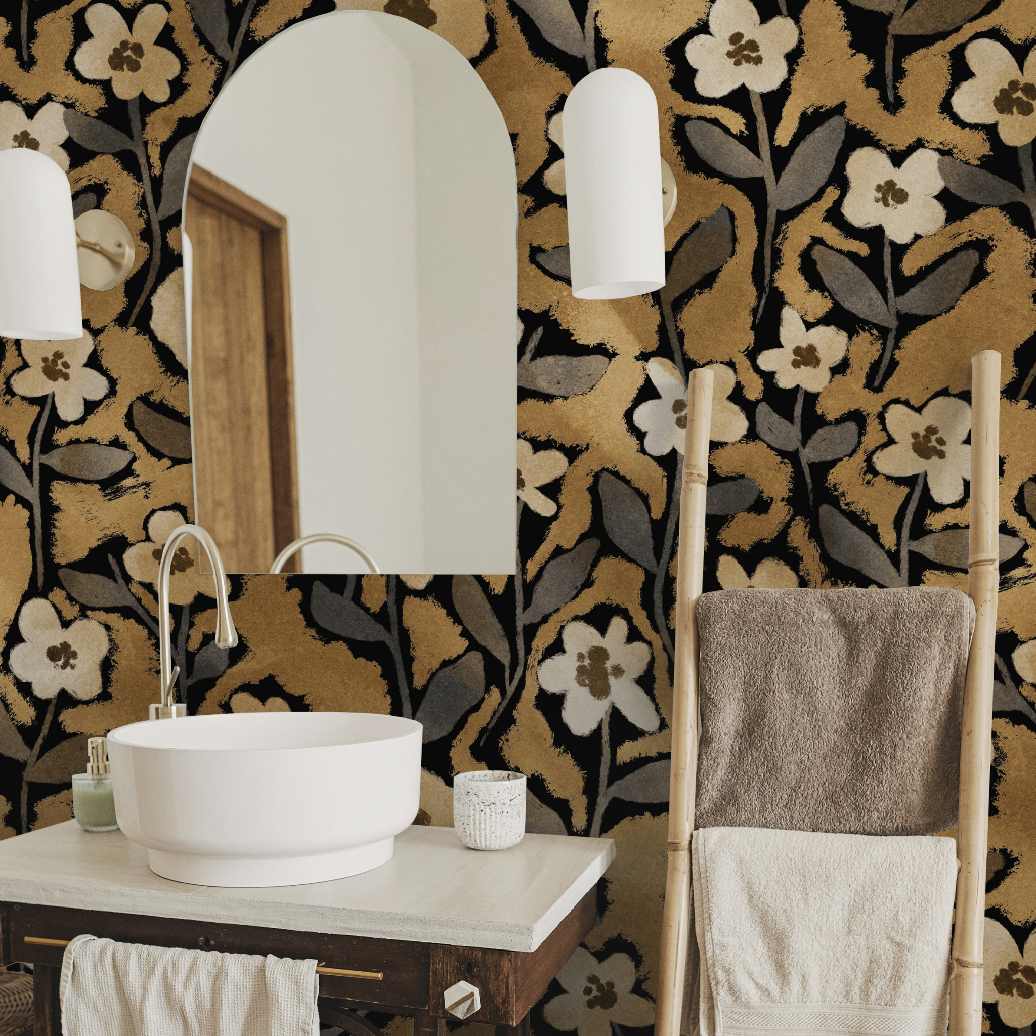 Goldie Wallpaper - 10 FT H X 30 FT W