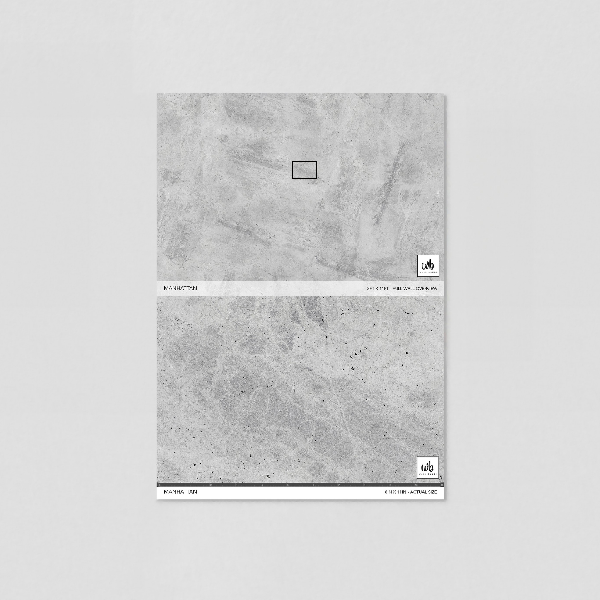 Manhattan - Concrete Wallpaper