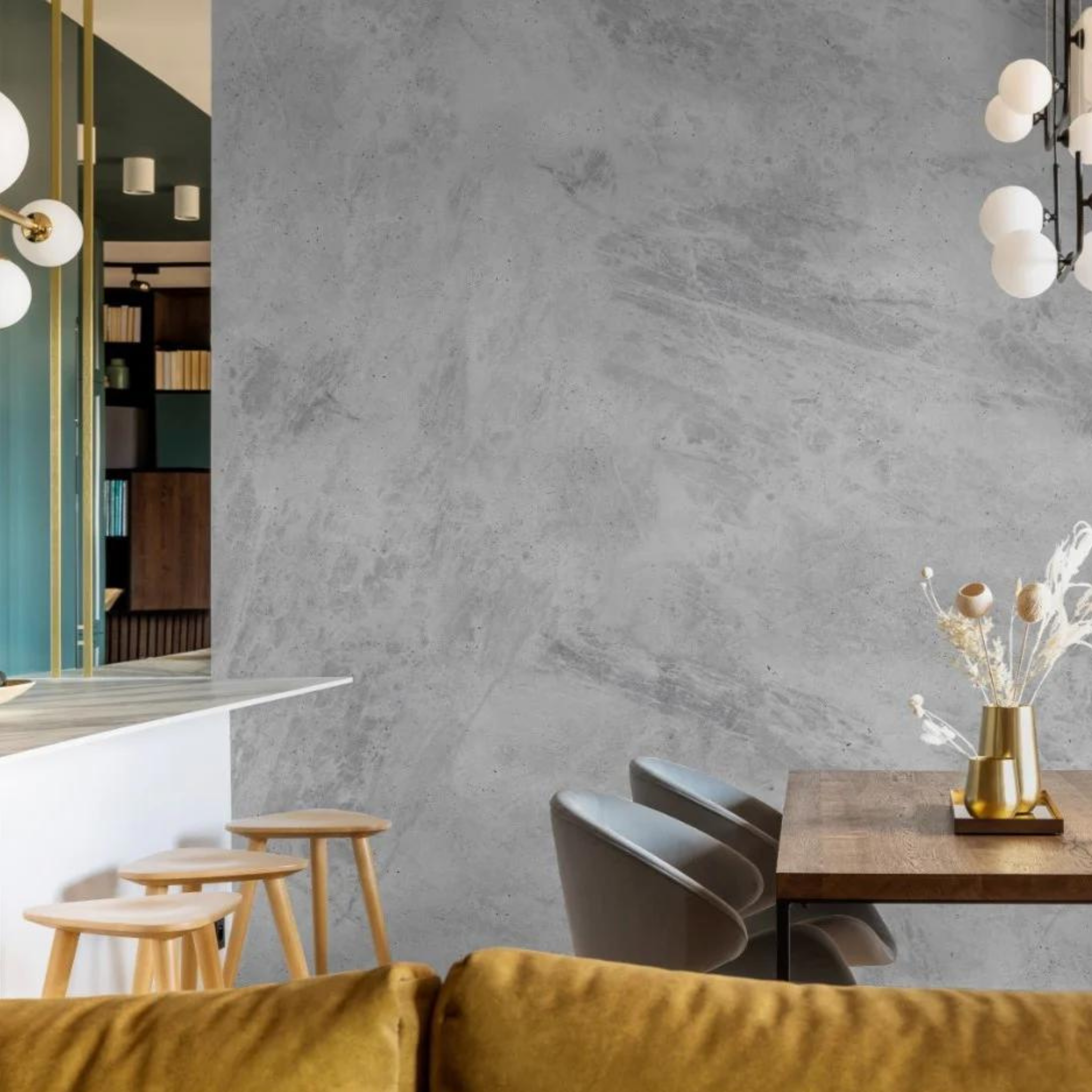Manhattan - Concrete Wallpaper