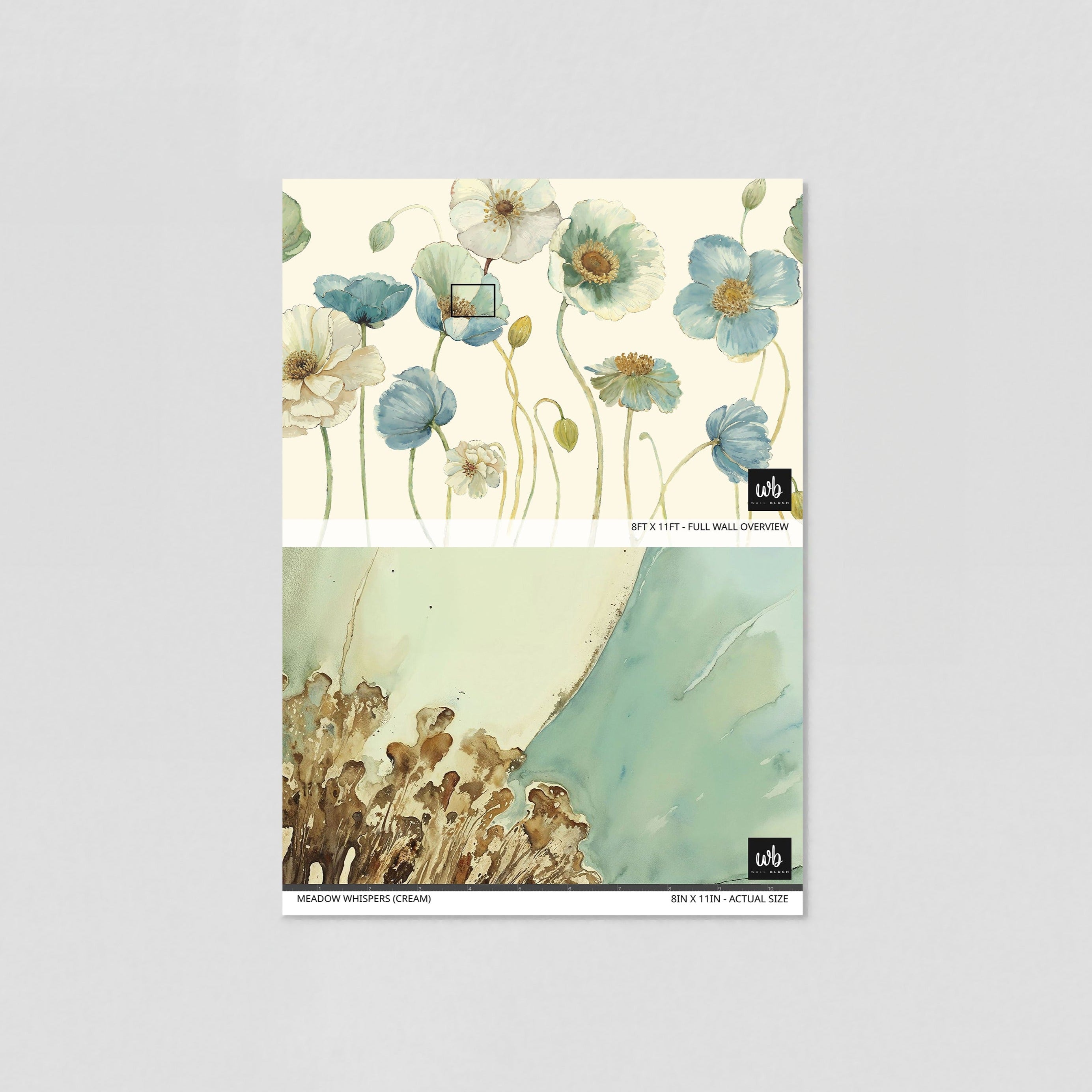 Meadow Whispers (Cream) Wallpaper