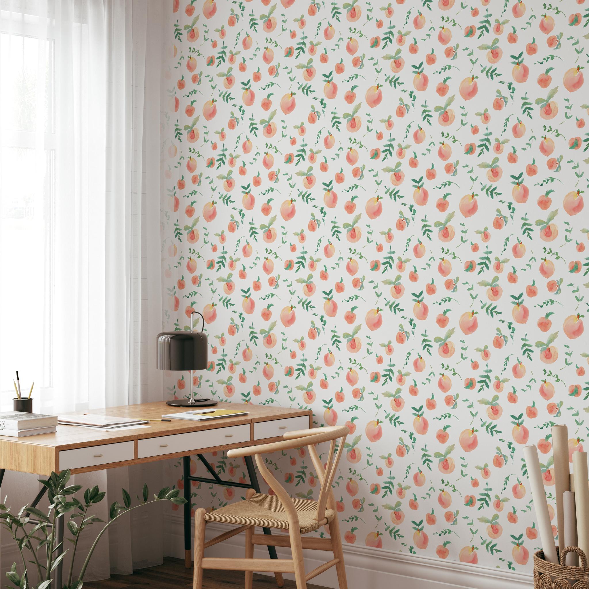 Peachy Clean Wallpaper