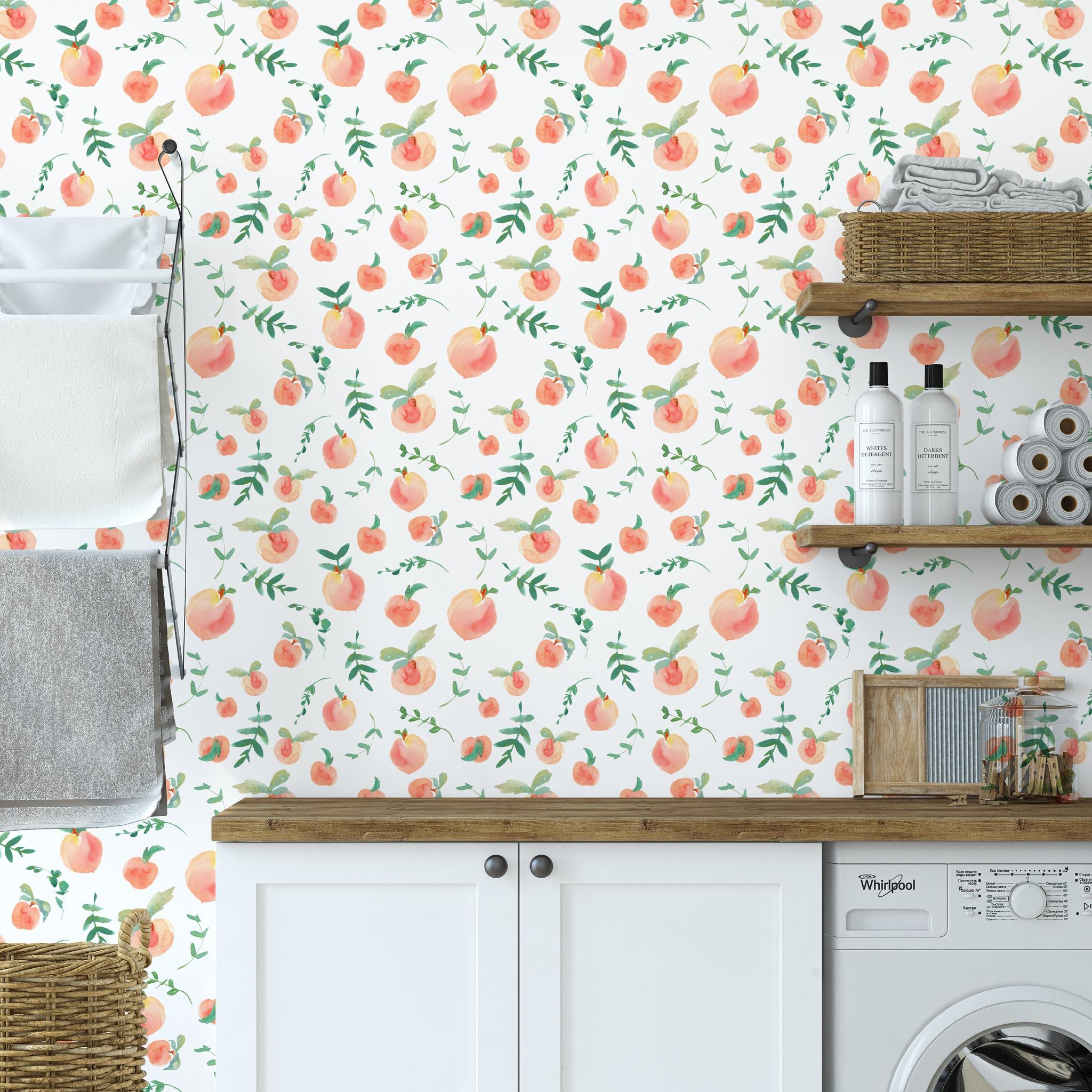 Peachy Clean Wallpaper