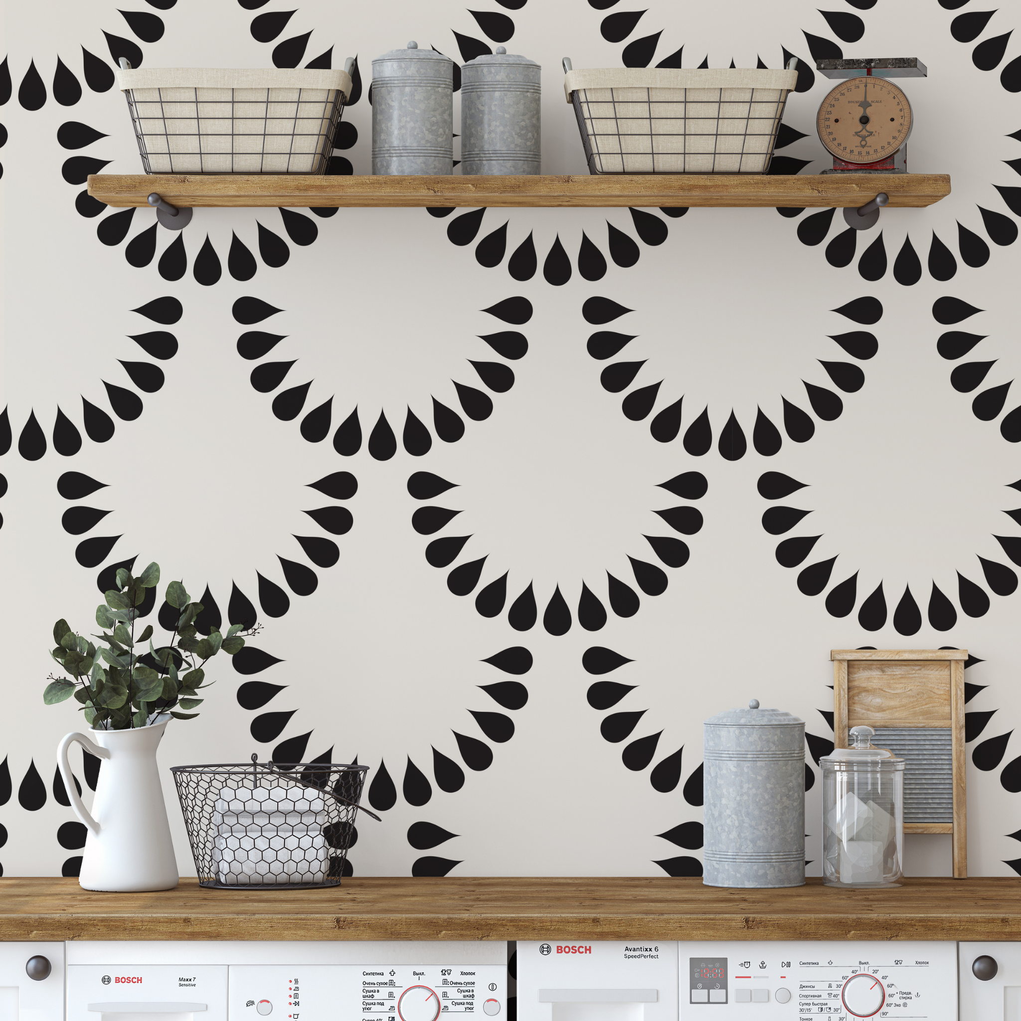 Pearl Wallpaper - 10 FT H X 36.4 FT W