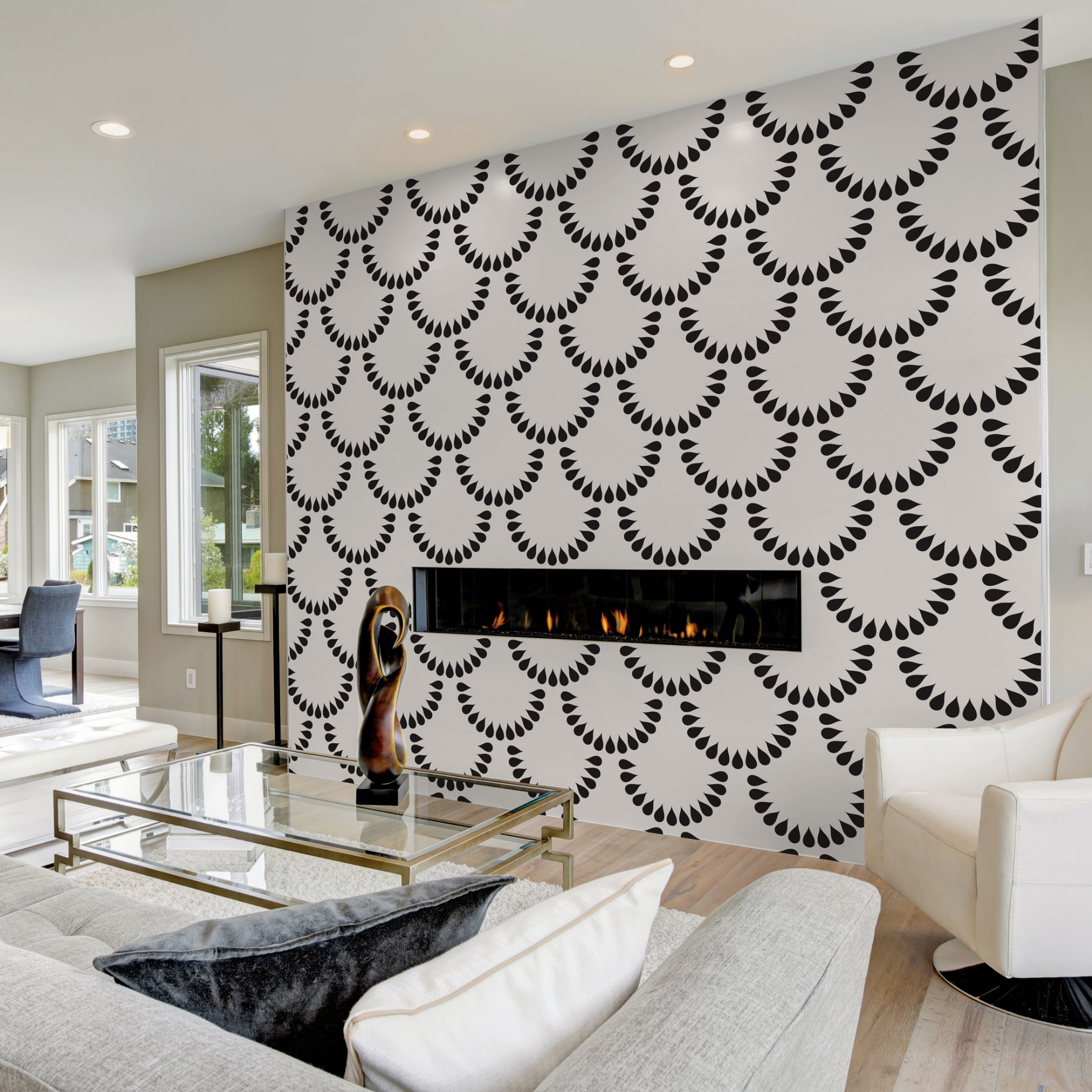 Pearl Wallpaper - 8 FT H X 12.5 FT W LUXE