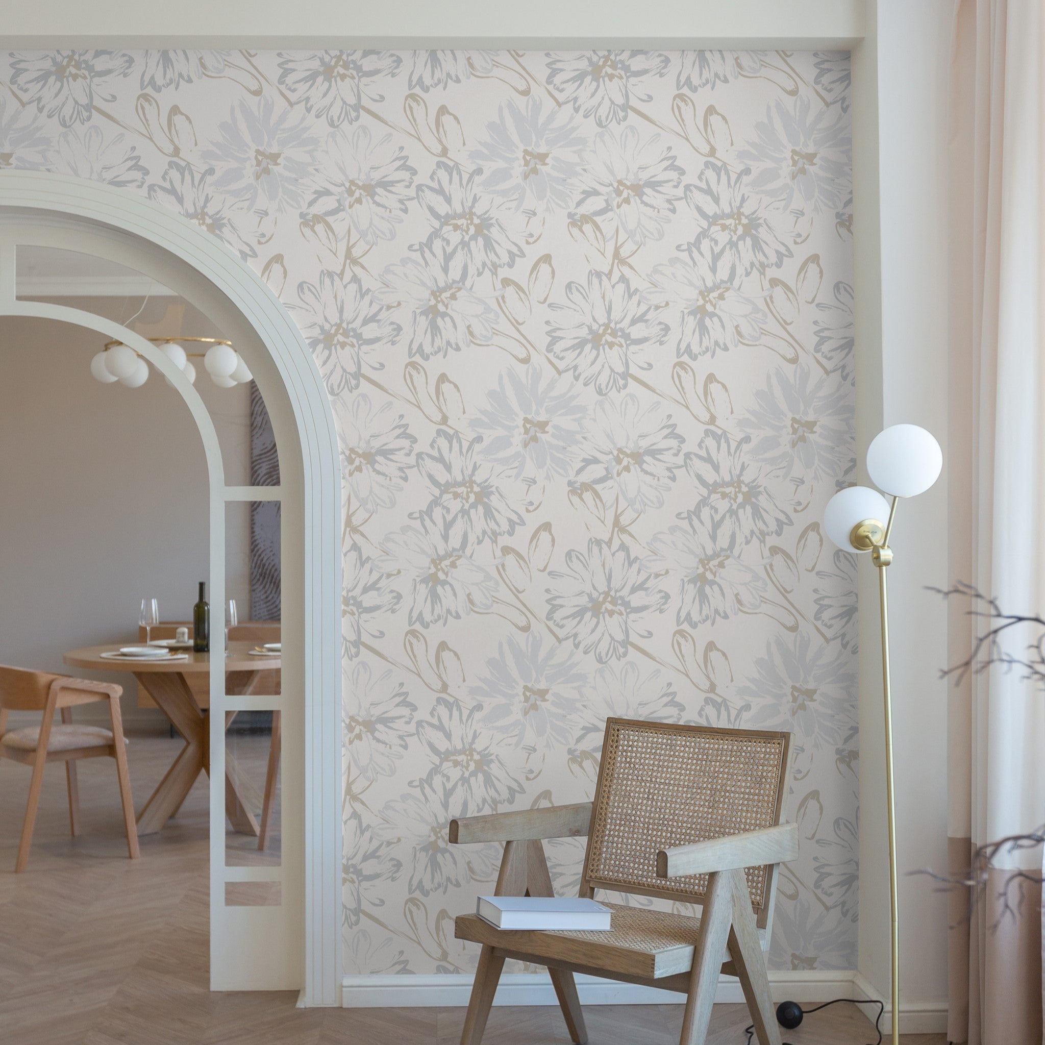 Something Blue Wallpaper - 10 FT H X 11 FT W LUXE
