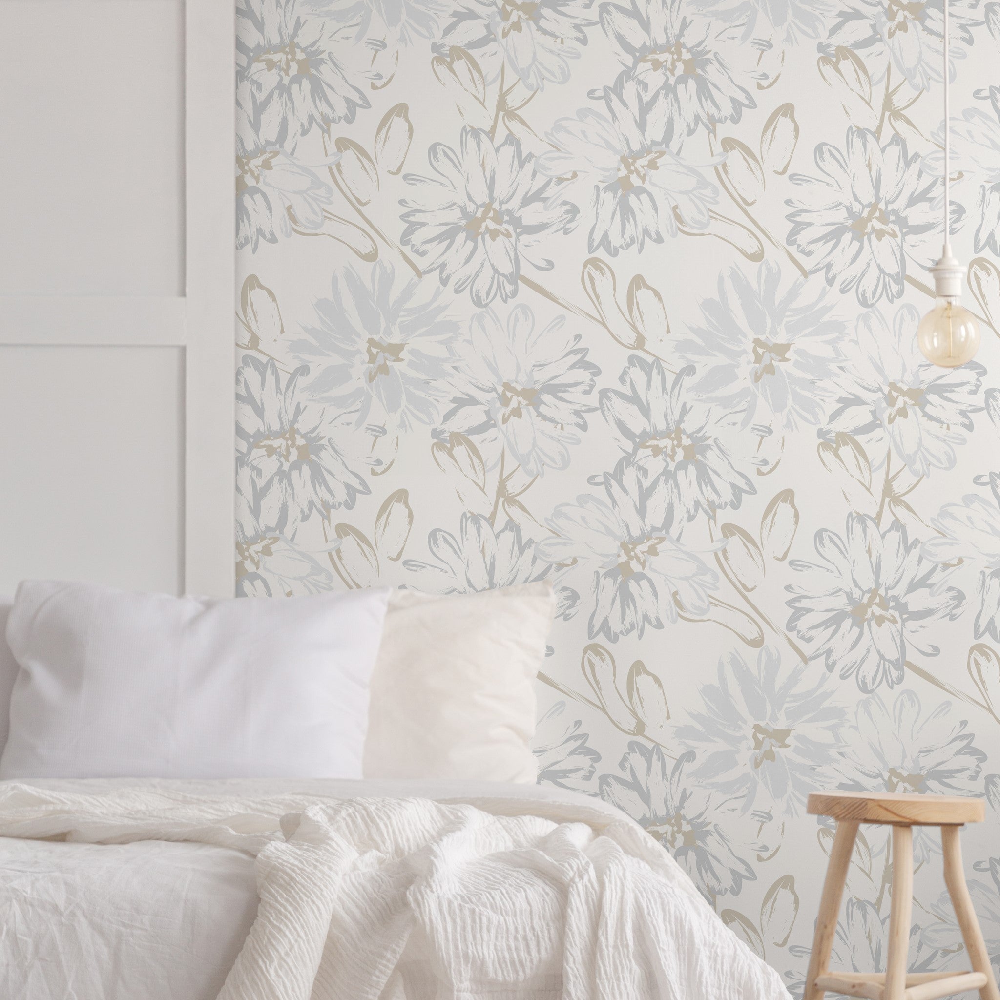 Something Blue Wallpaper - 10 FT H X 11 FT W LUXE