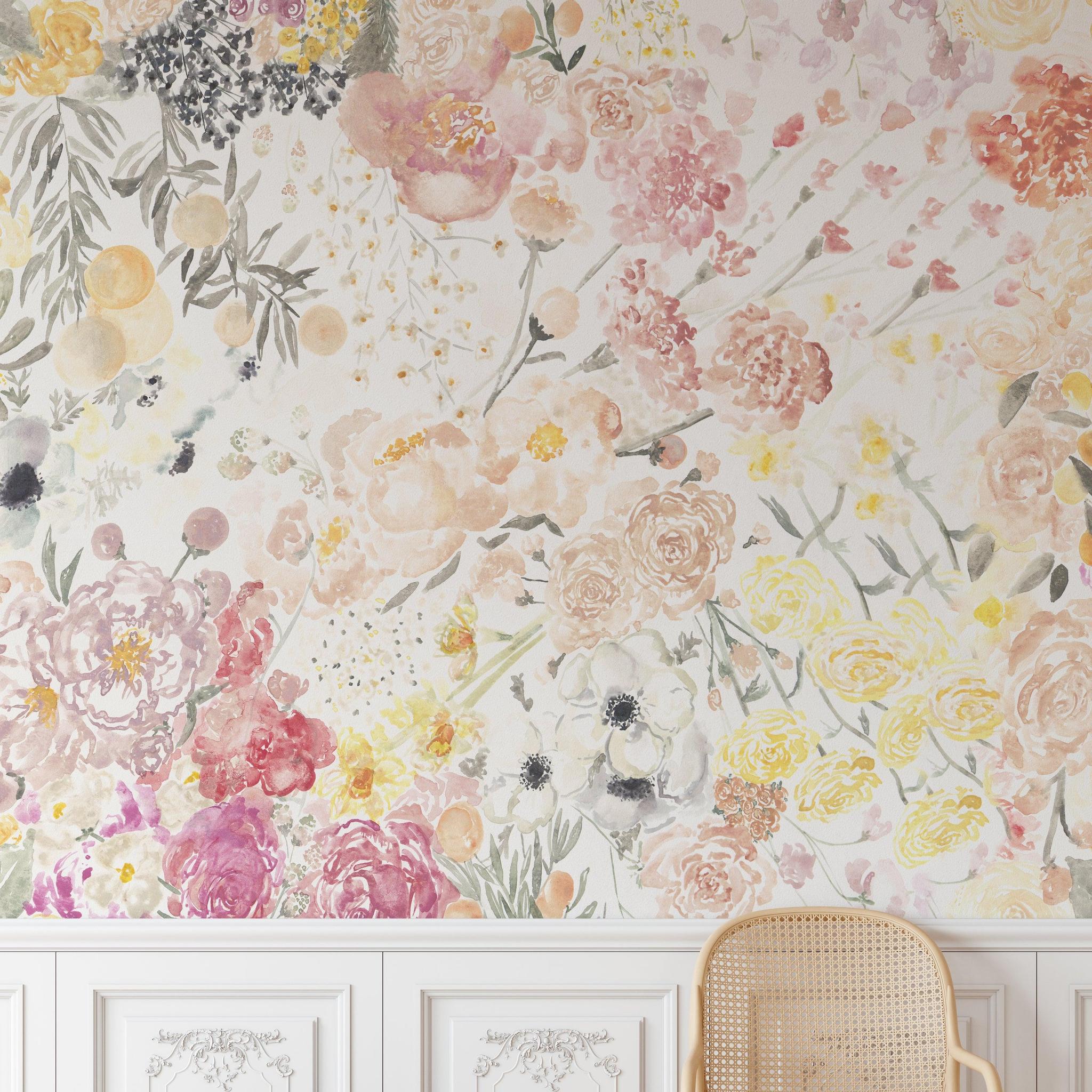 Spring Fling Wallpaper - 10 FT H X 7.9 FT W LUXE