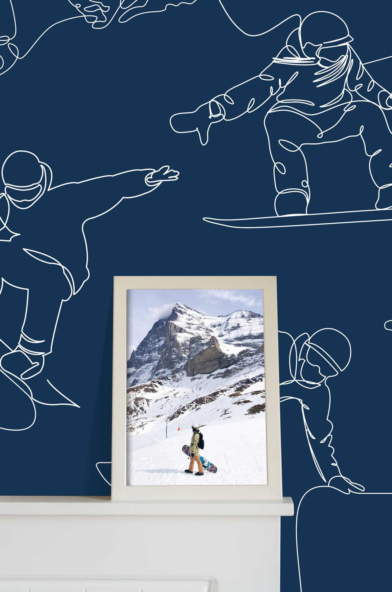 Summit (Blue) Wallpaper