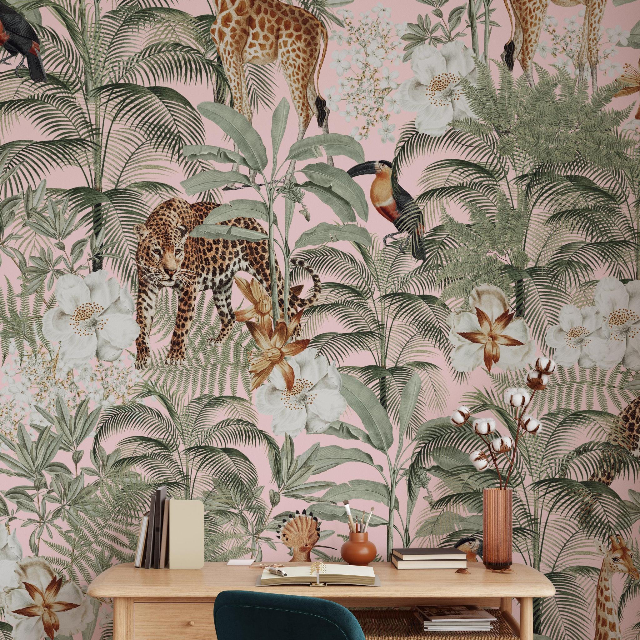 Tanzania (Pink) Wallpaper