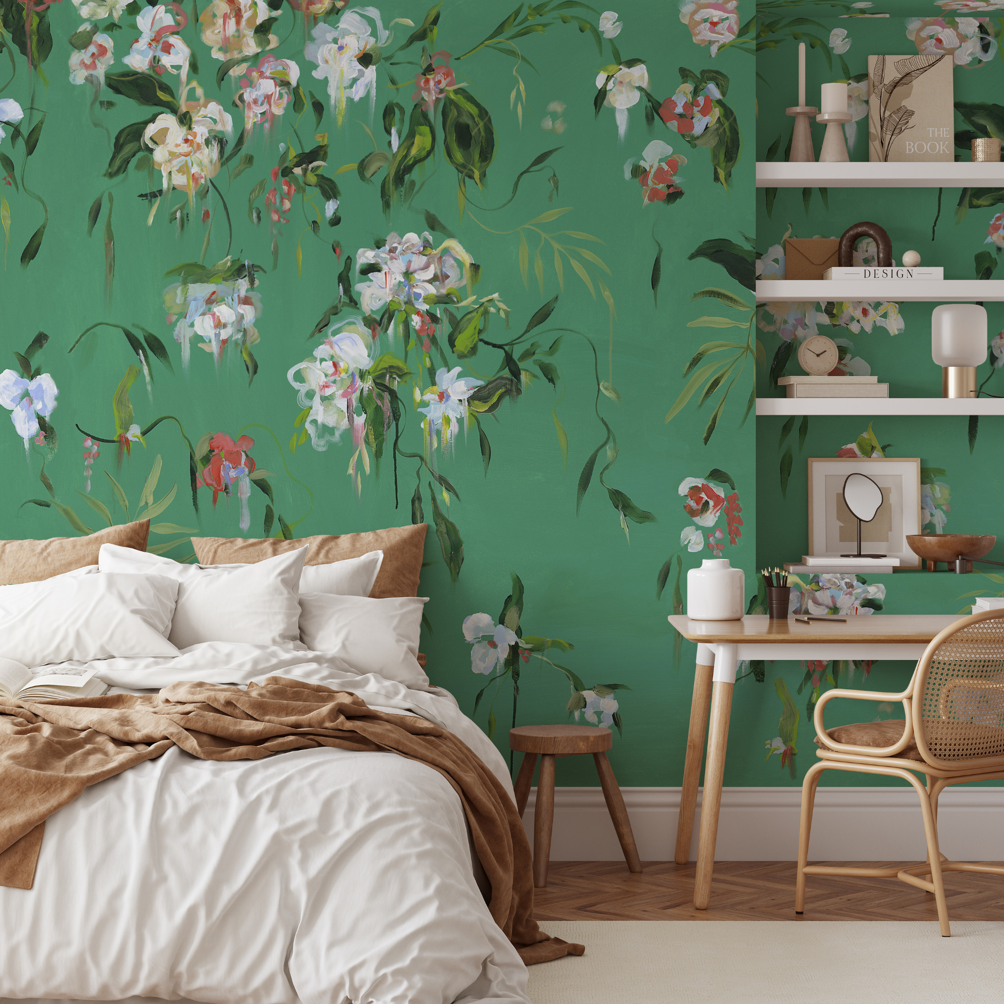 The Grove Wallpaper - 10 FT H X 14.25 FT W LUXE P&S