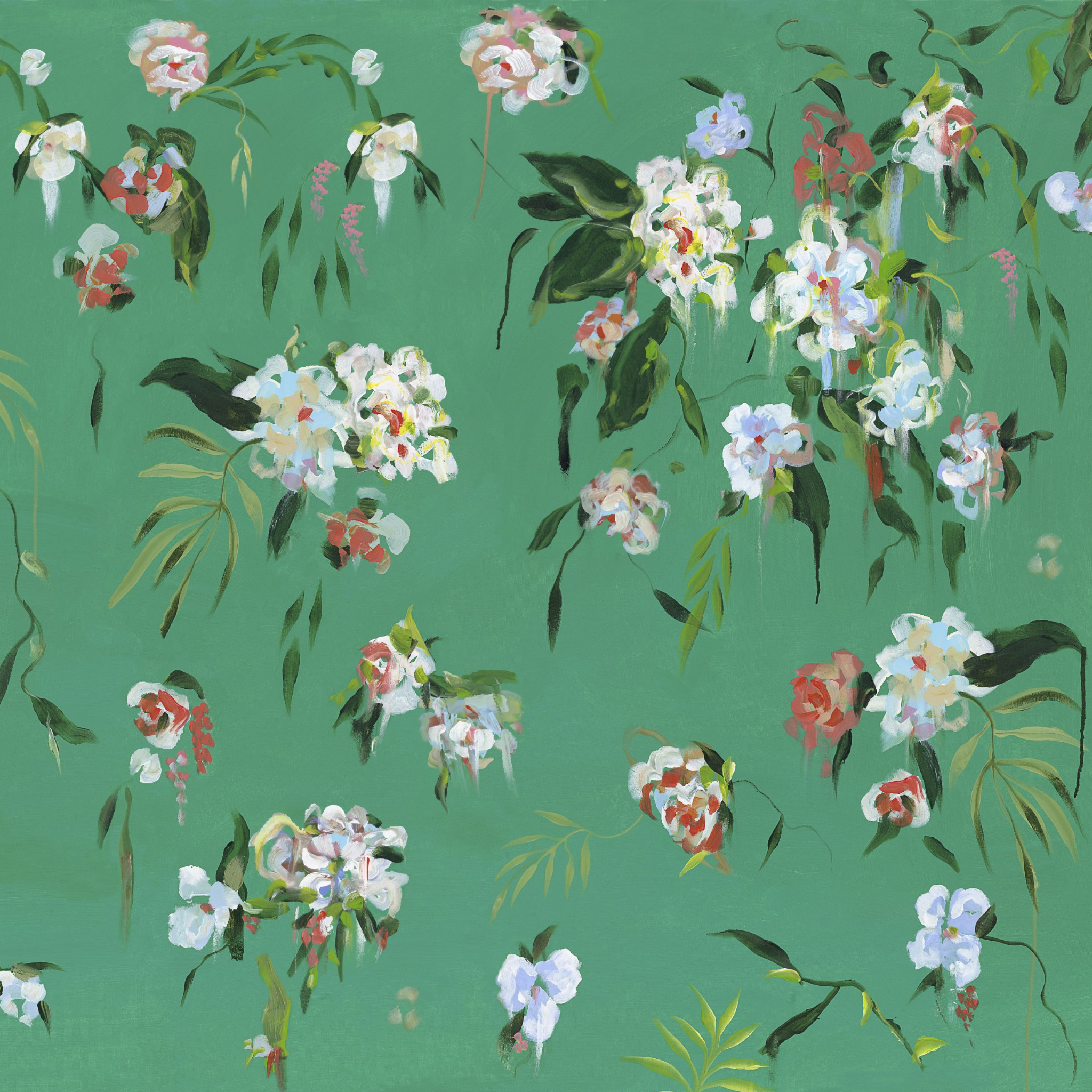 The Grove Wallpaper - 10 FT H X 14.25 FT W LUXE P&S