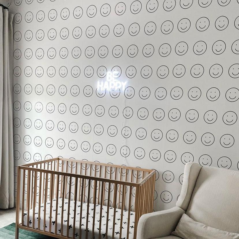 Be Happy Wallpaper - 2 FT H X 23.75 FT W