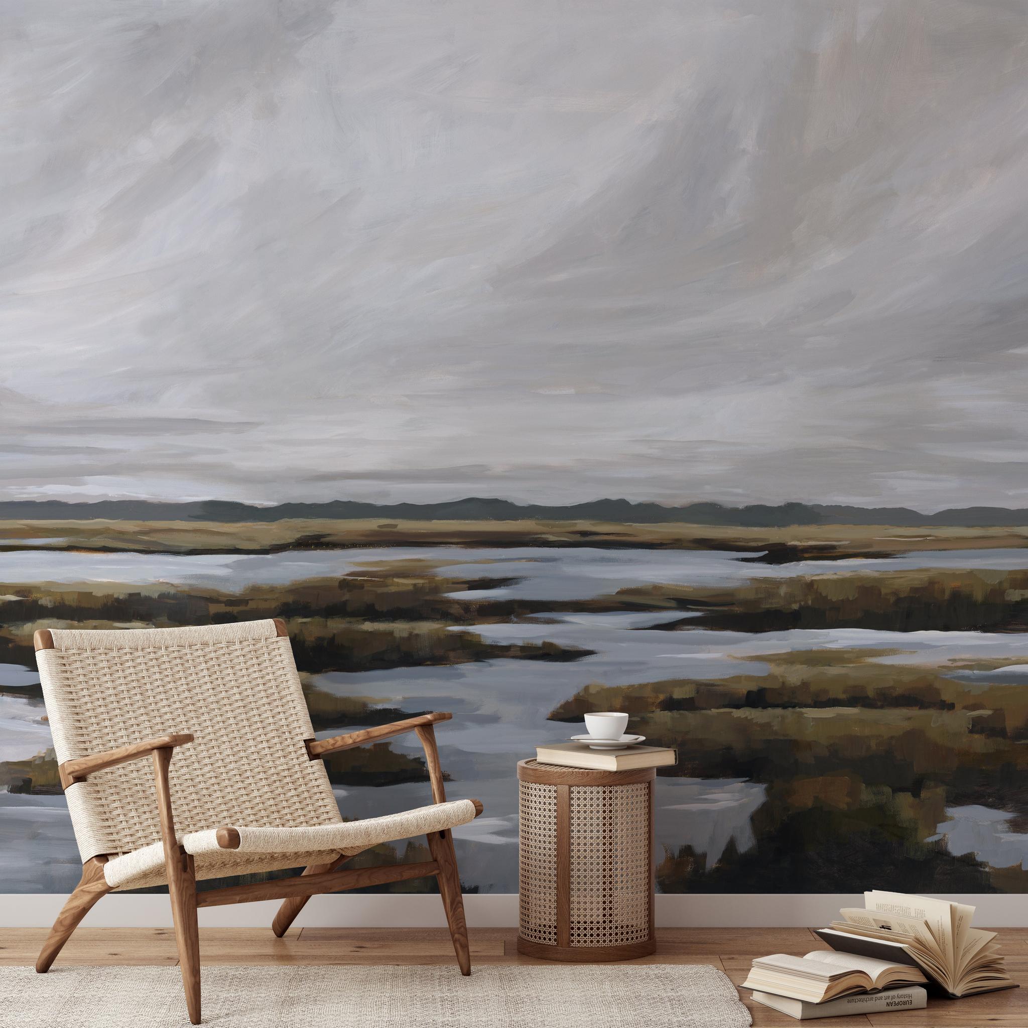 Beyond the Marsh Wallpaper