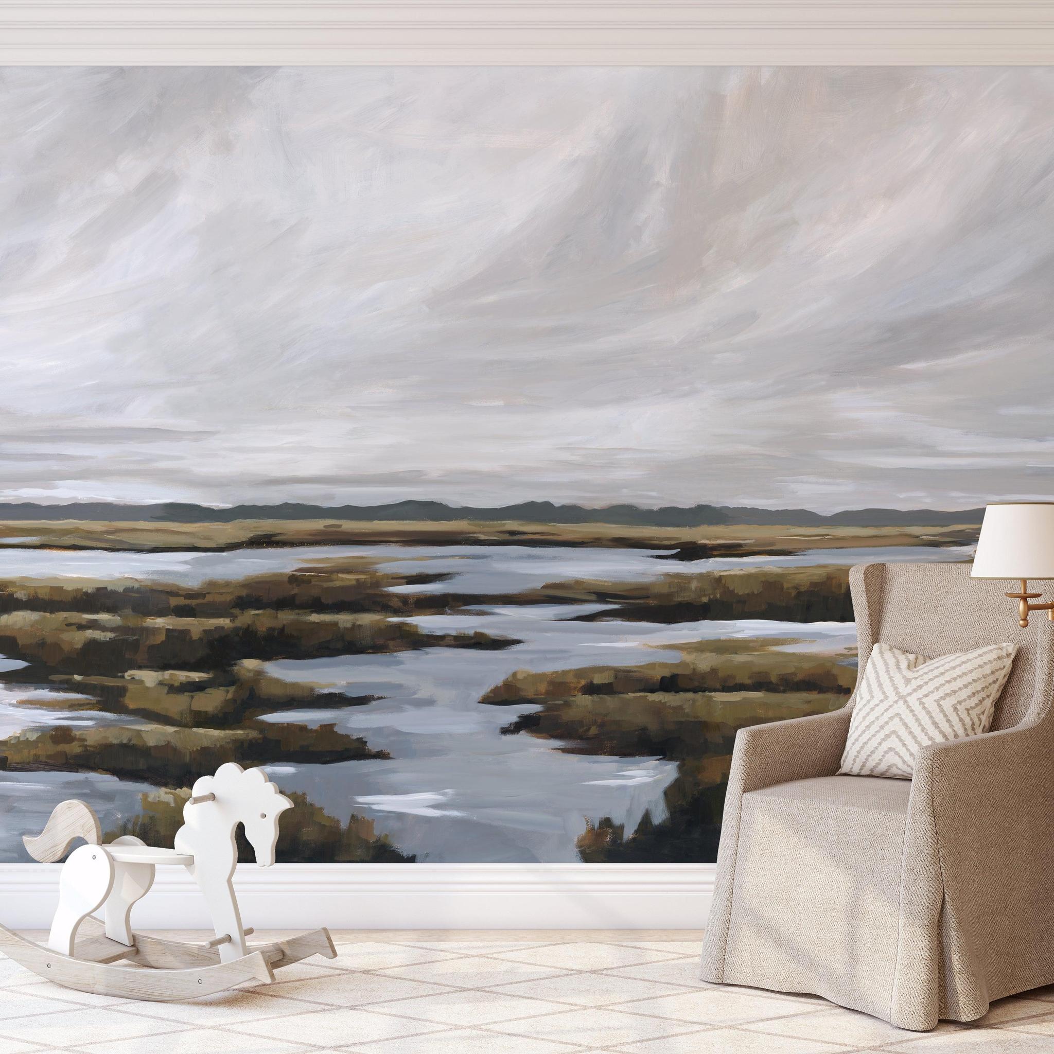 Beyond the Marsh Wallpaper