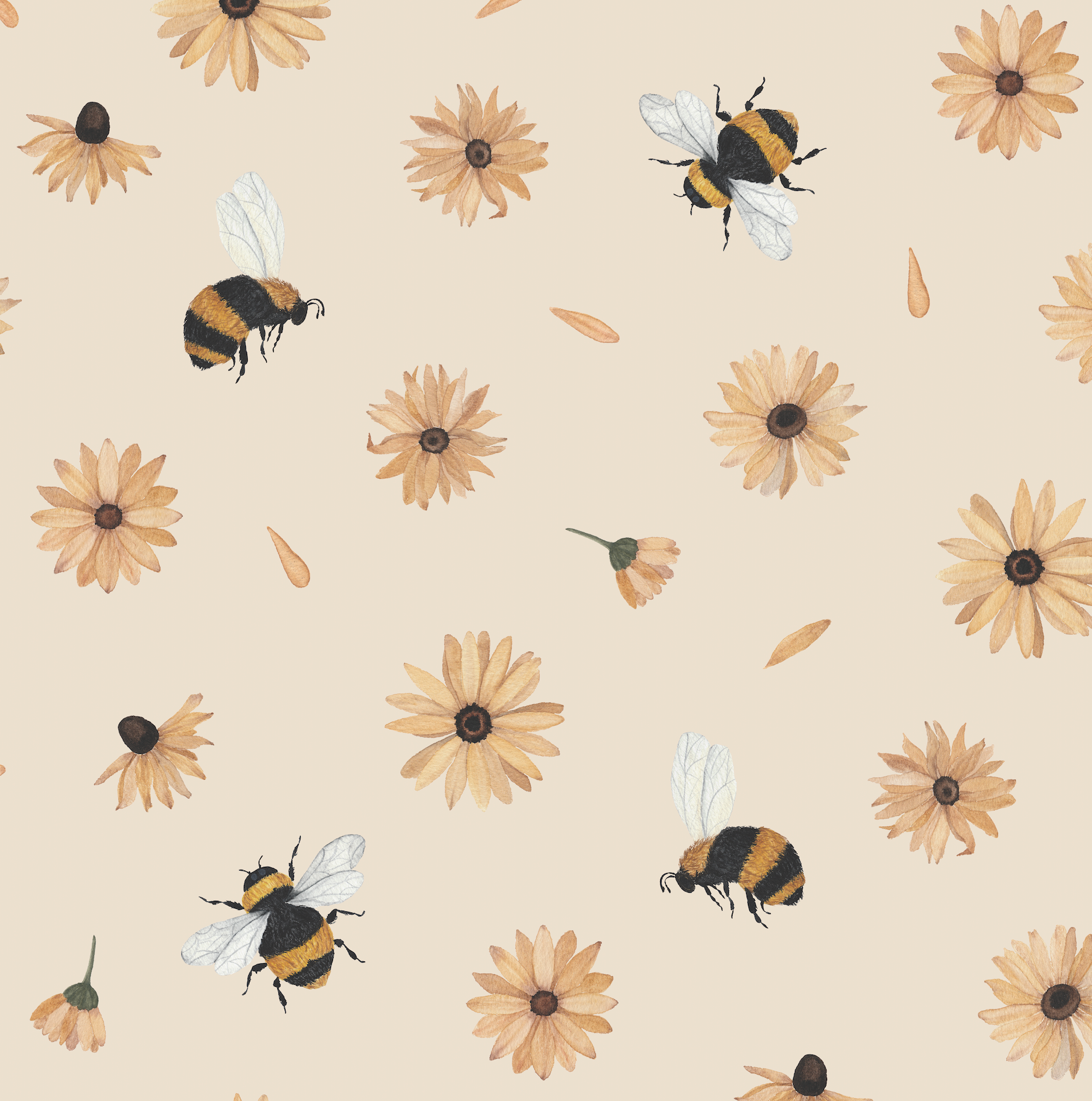 Bumble (Tan) Wallpaper