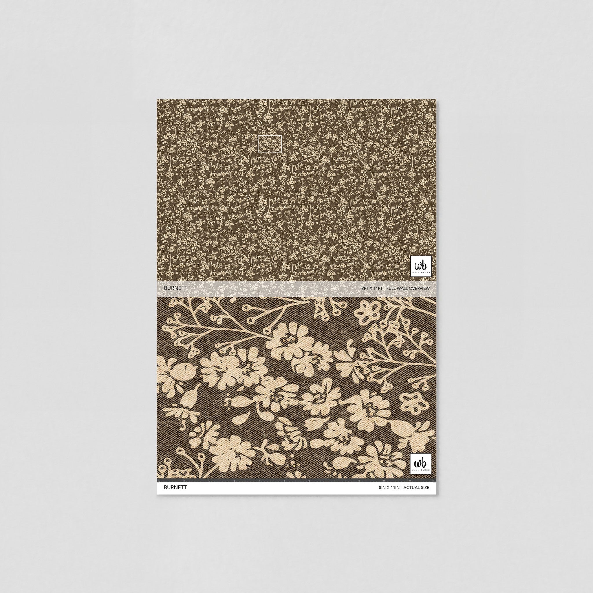 Burnett Wallpaper - 18 FT H X 17.4 FT W P&S