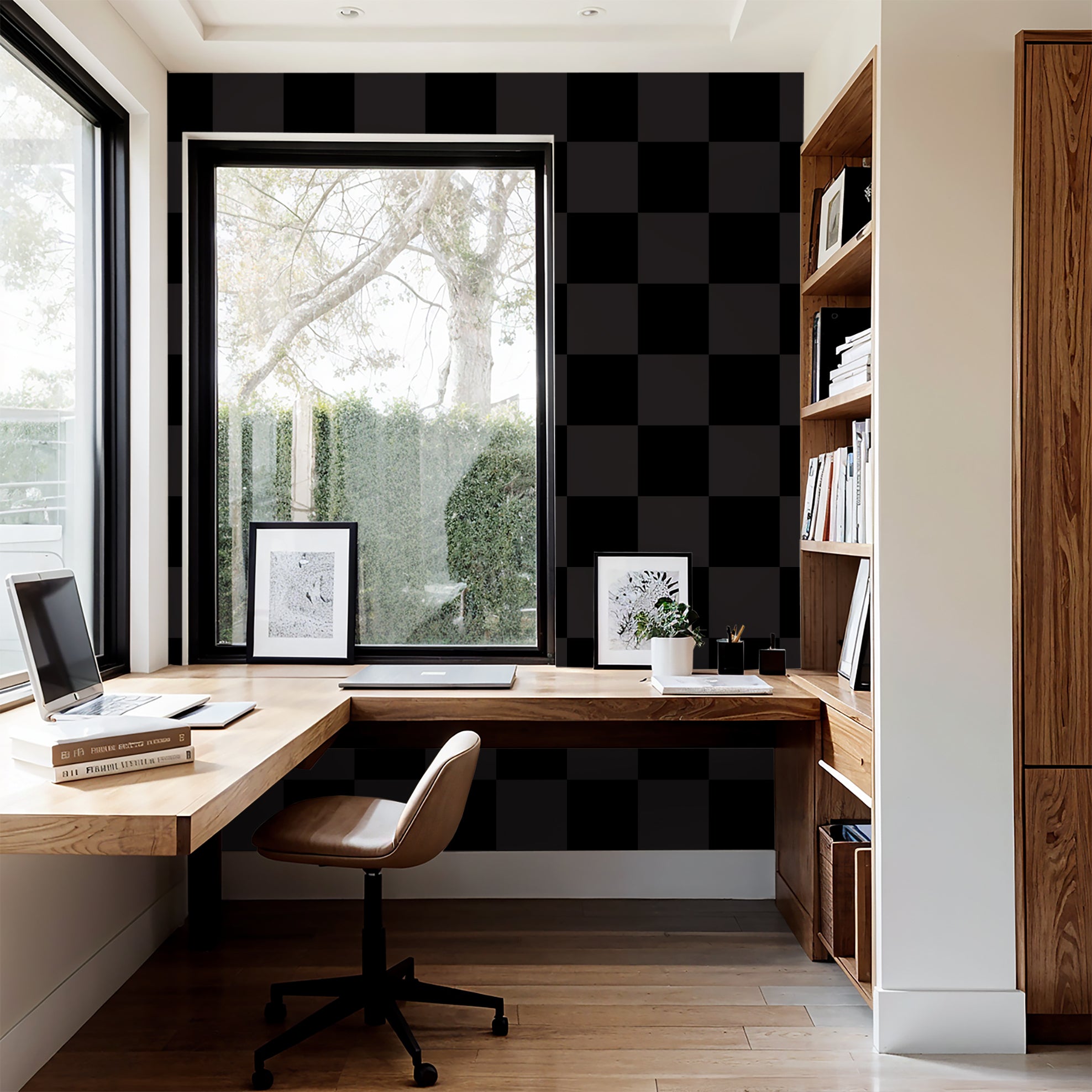 Checked Out Wallpaper - Wall Blush