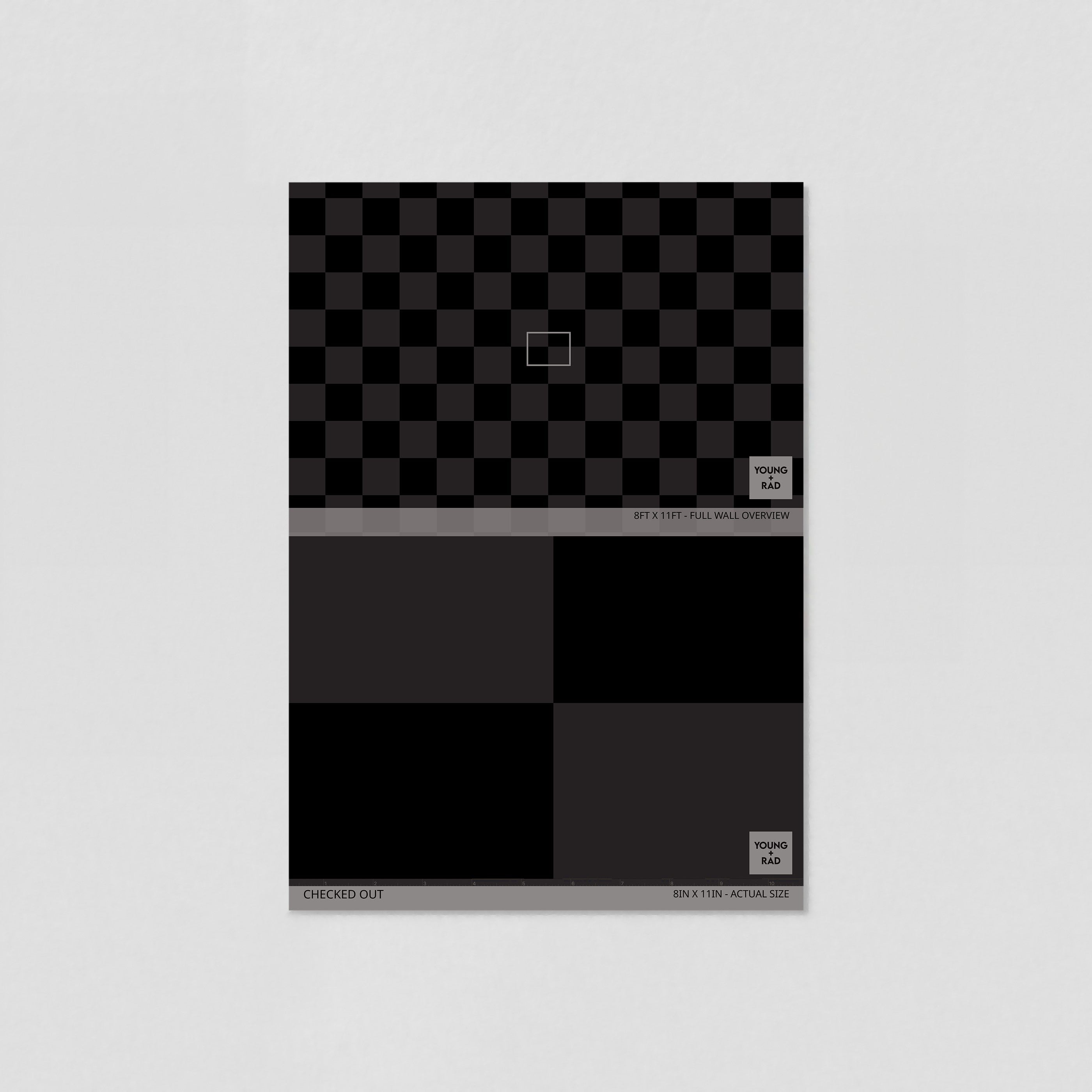 Checked Out Wallpaper - Wall Blush