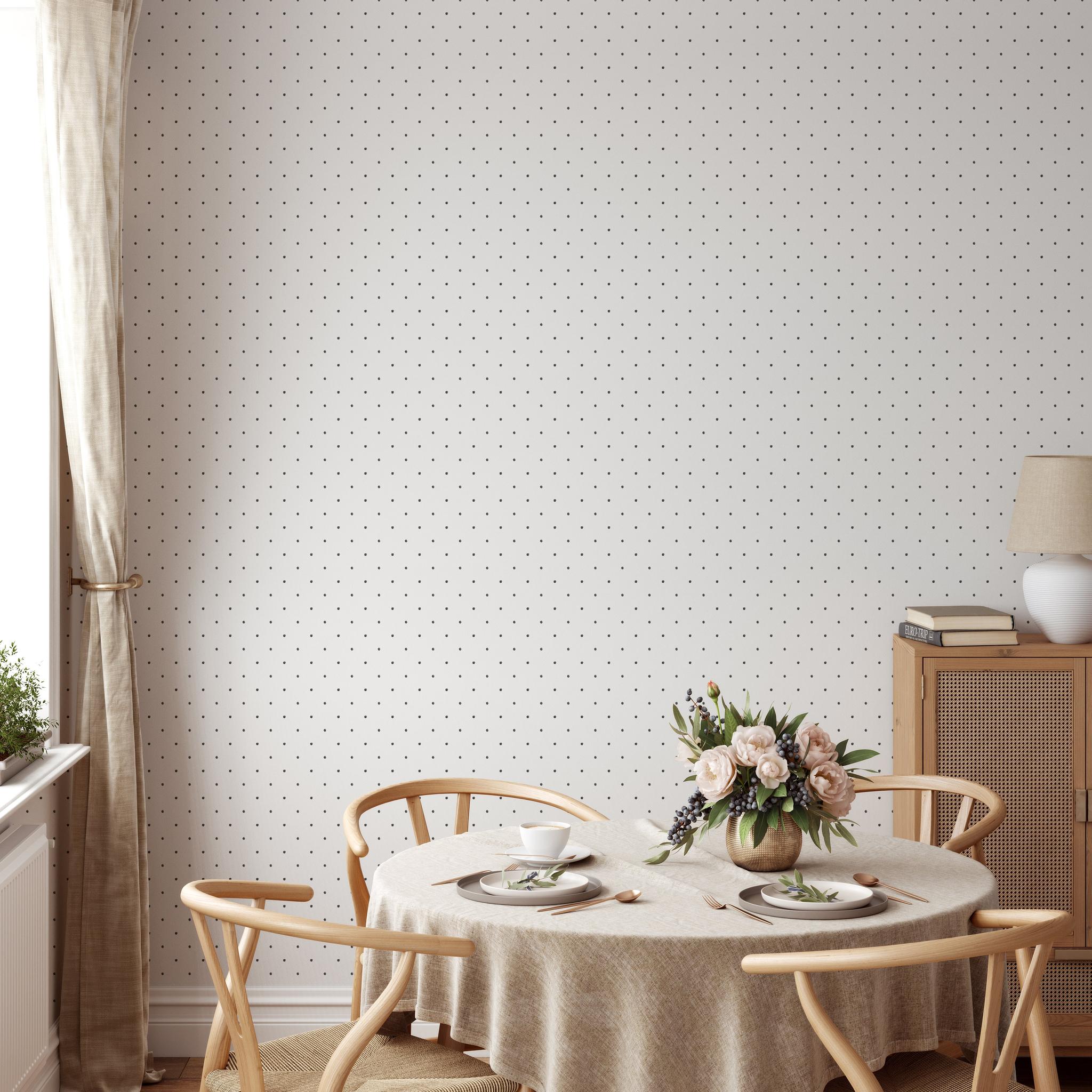 Doodle Dot Wallpaper - 4 FT H X 15.8 FT W