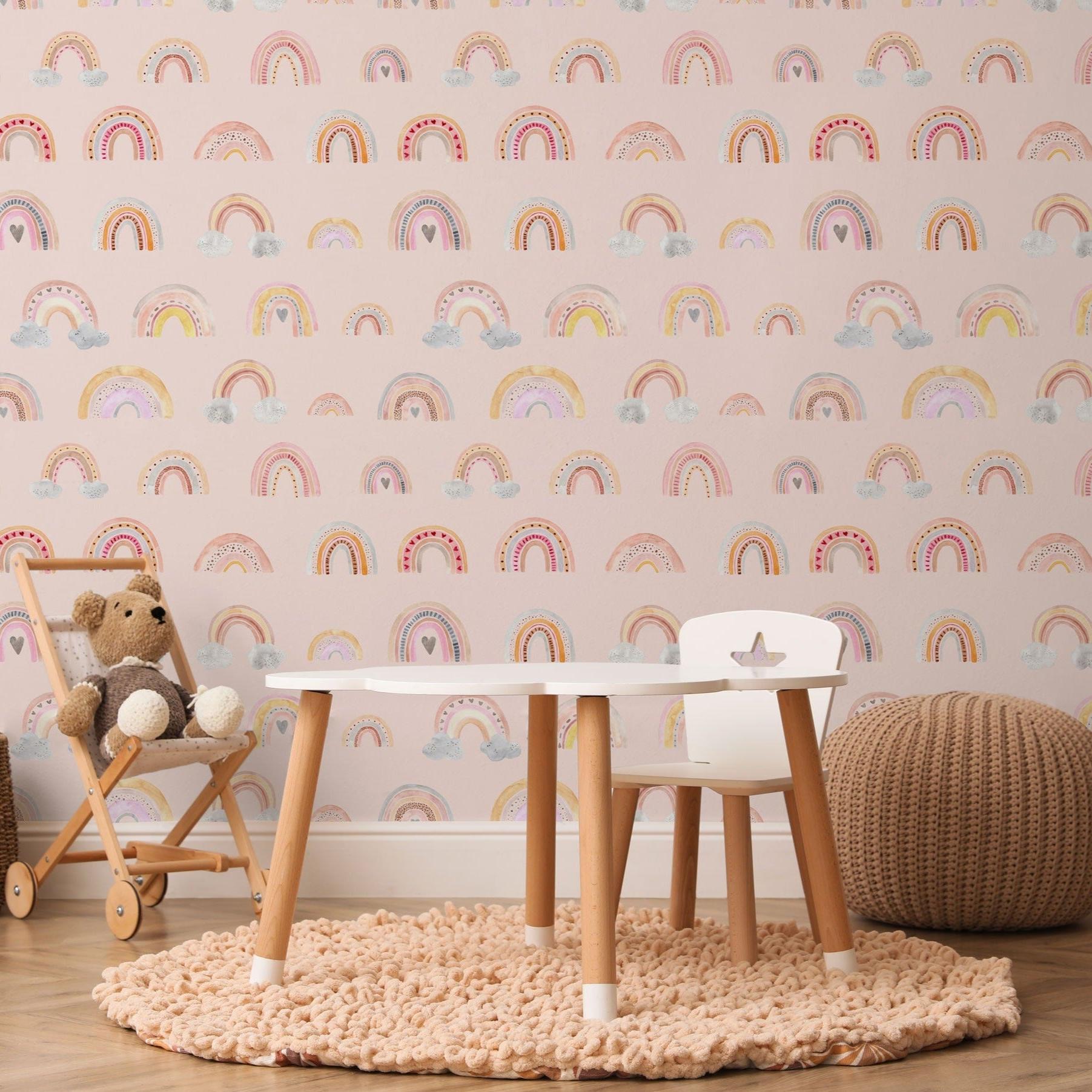 Eden's Rainbows Wallpaper - 4 FT H X 11 FT W LUXE P&S